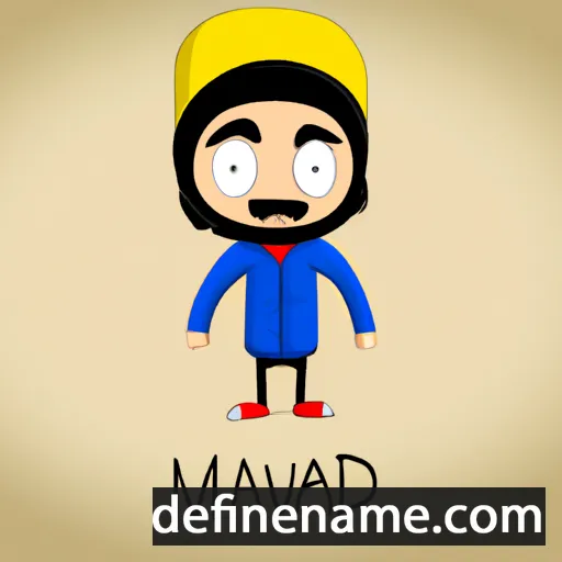 cartoon of the name Mawardi