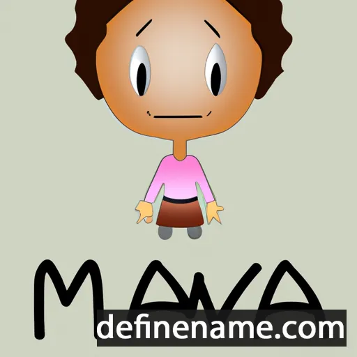 Mawia cartoon