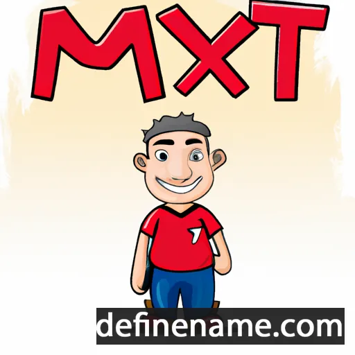 cartoon of the name Maxat