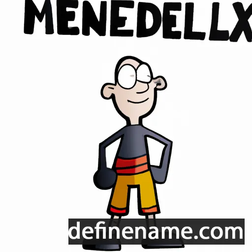 cartoon of the name Maxellende