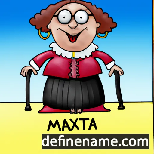 Maxetta cartoon