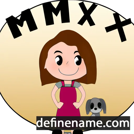 cartoon of the name Maximienne