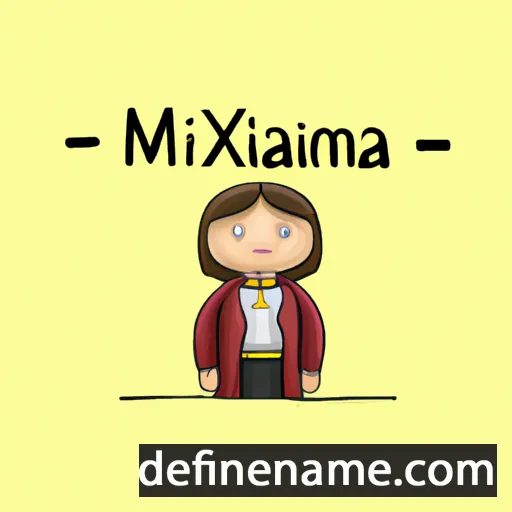 Maximiniana cartoon