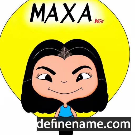 Maxina cartoon