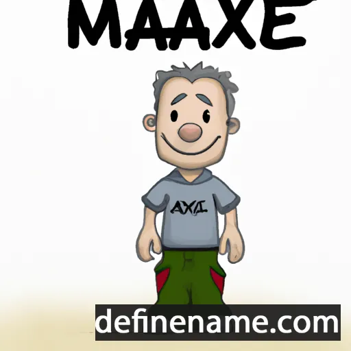 cartoon of the name Maxxie