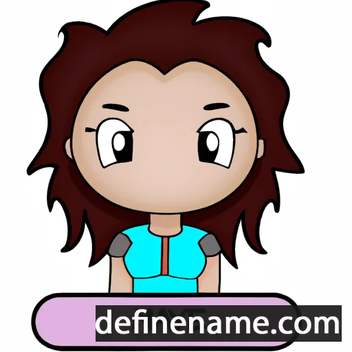 cartoon of the name Mayane