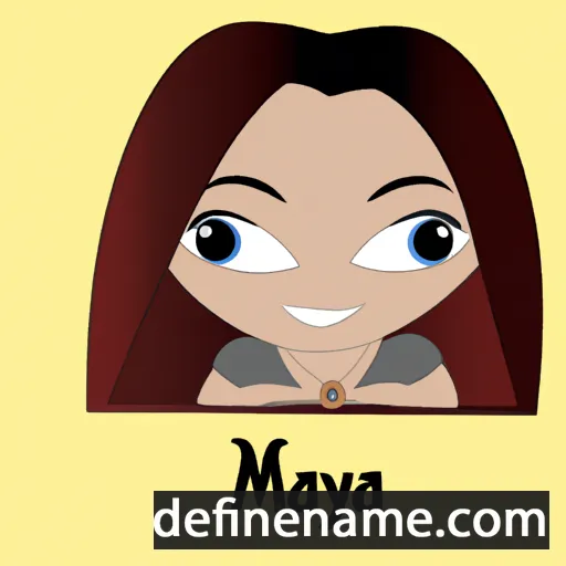 Mayanna cartoon