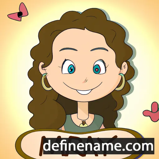 cartoon of the name Mayara