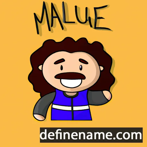 cartoon of the name Mayauel