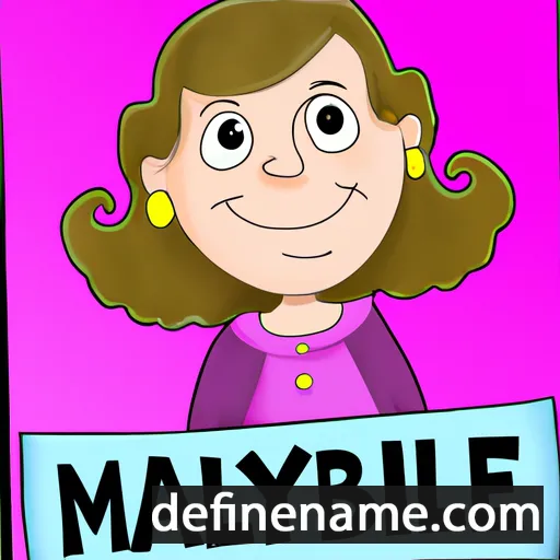 cartoon of the name Maybell