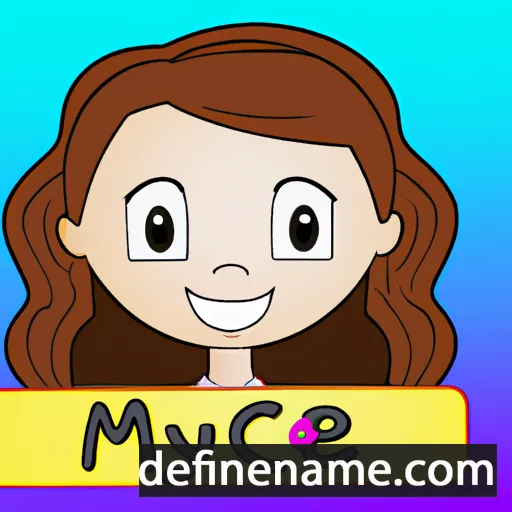 cartoon of the name Maycie