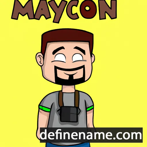 cartoon of the name Maycon