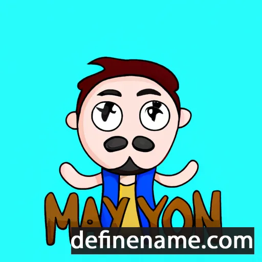 cartoon of the name Maydin