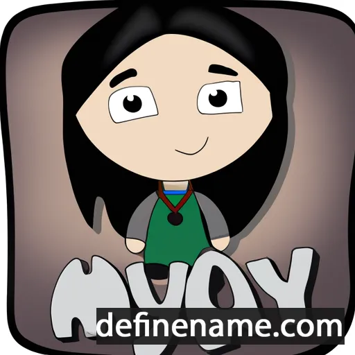 cartoon of the name Mayen