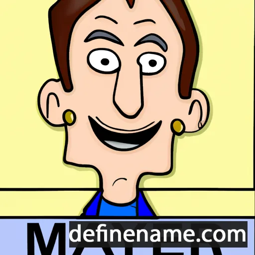 cartoon of the name Mayer