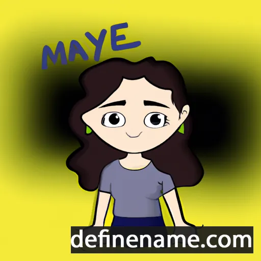 cartoon of the name Mayet