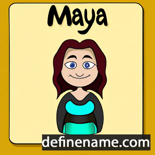 Mayga cartoon