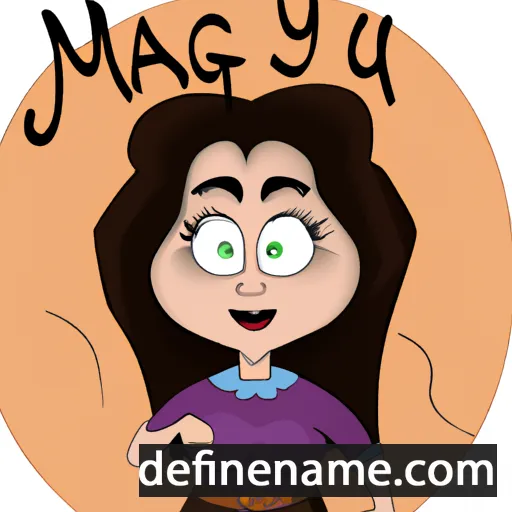 cartoon of the name Maygul