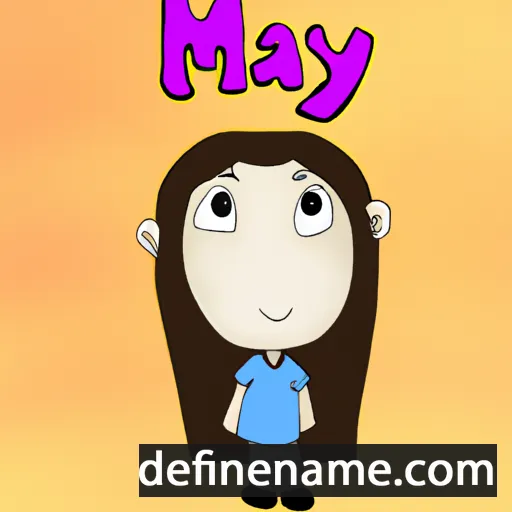 Mayim cartoon