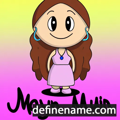 cartoon of the name Maylynn