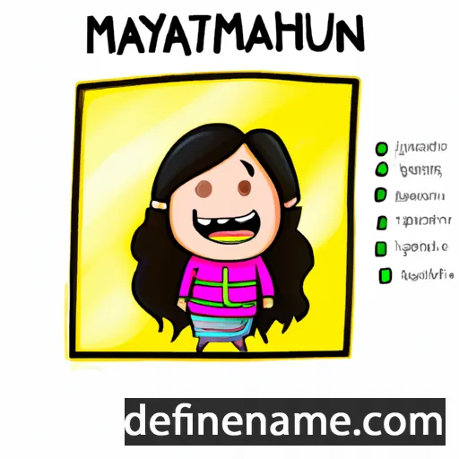 cartoon of the name Maymunat