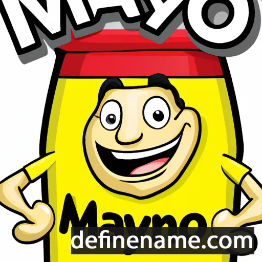 cartoon of the name Mayo