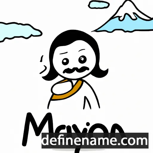 Mayon cartoon