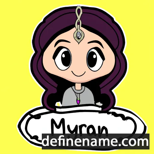 Mayrah cartoon