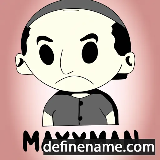 cartoon of the name Mayrkhan