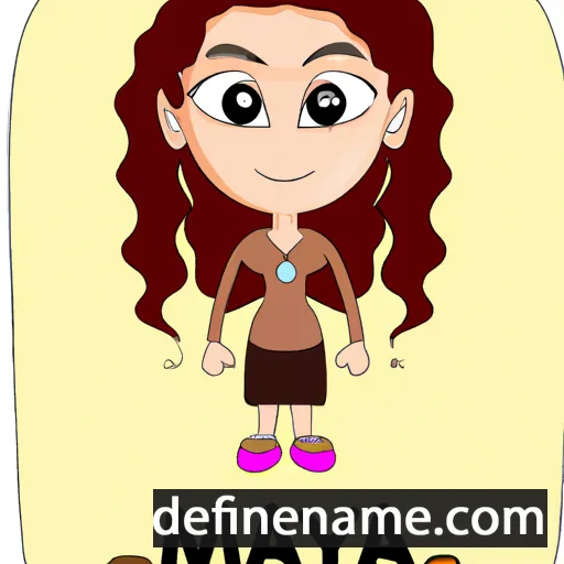 cartoon of the name Maysa