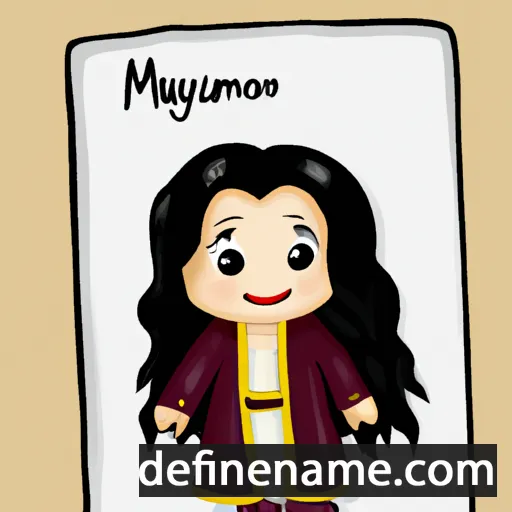 cartoon of the name Maysajamol