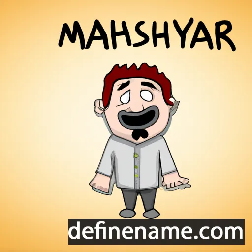 Mayshakar cartoon