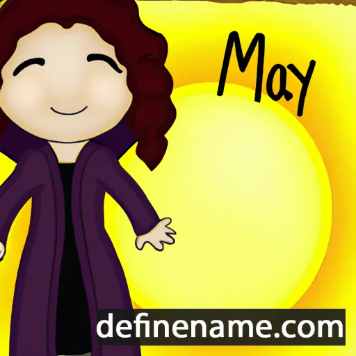 cartoon of the name Maysun