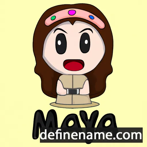 Mayuha cartoon