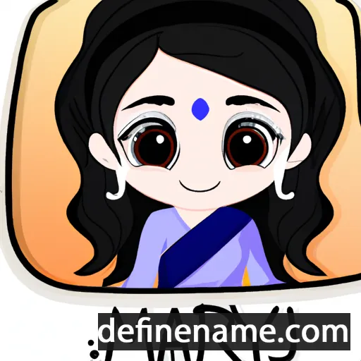 cartoon of the name Mayuri