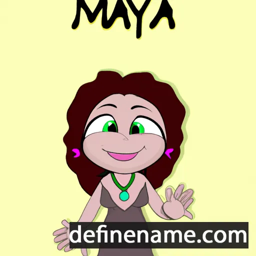 Mayusa cartoon