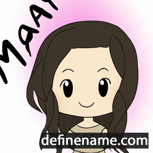 cartoon of the name Mayuu