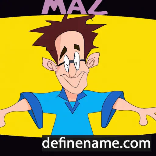 cartoon of the name Maz