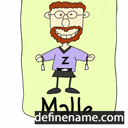 cartoon of the name Mazel