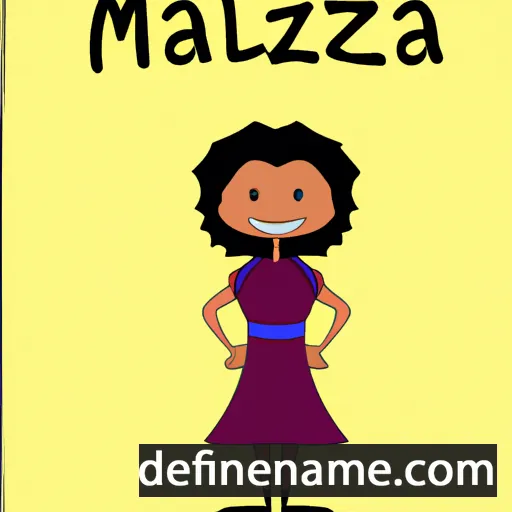 cartoon of the name Mazelina