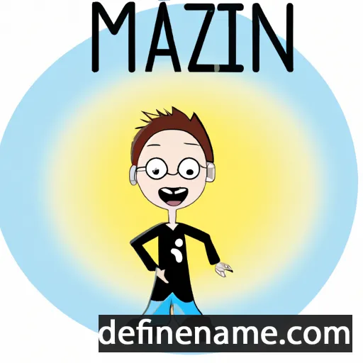 cartoon of the name Mazni