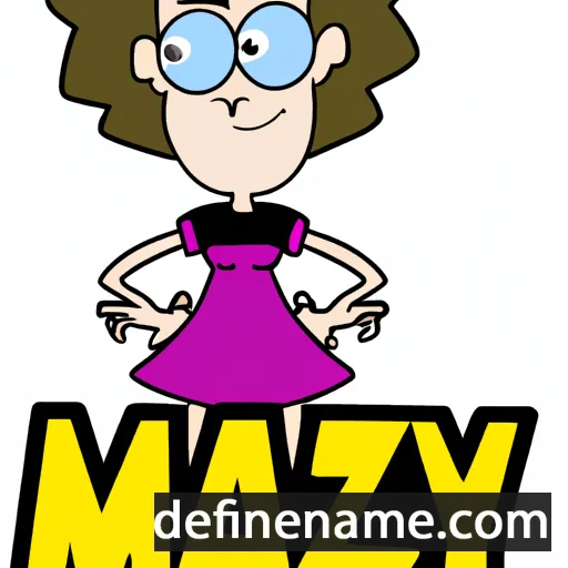 cartoon of the name Mazzy