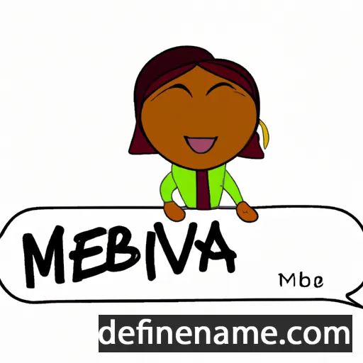 cartoon of the name Mba’evera