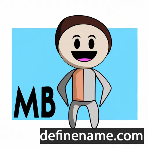 cartoon of the name Mbi