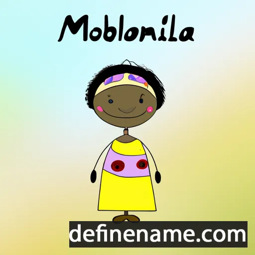 cartoon of the name Mbolanirina