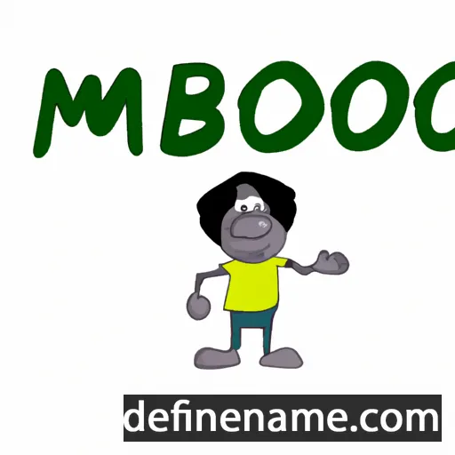 cartoon of the name Mbombo