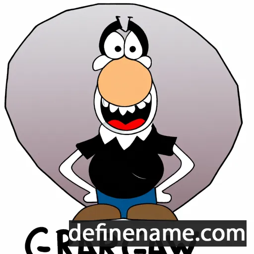 cartoon of the name McGraw