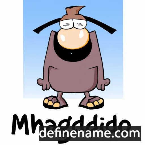 cartoon of the name Mchogmdzes