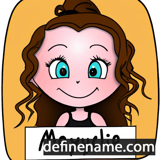 cartoon of the name Mckaylee