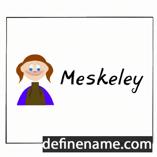 cartoon of the name Mckensley